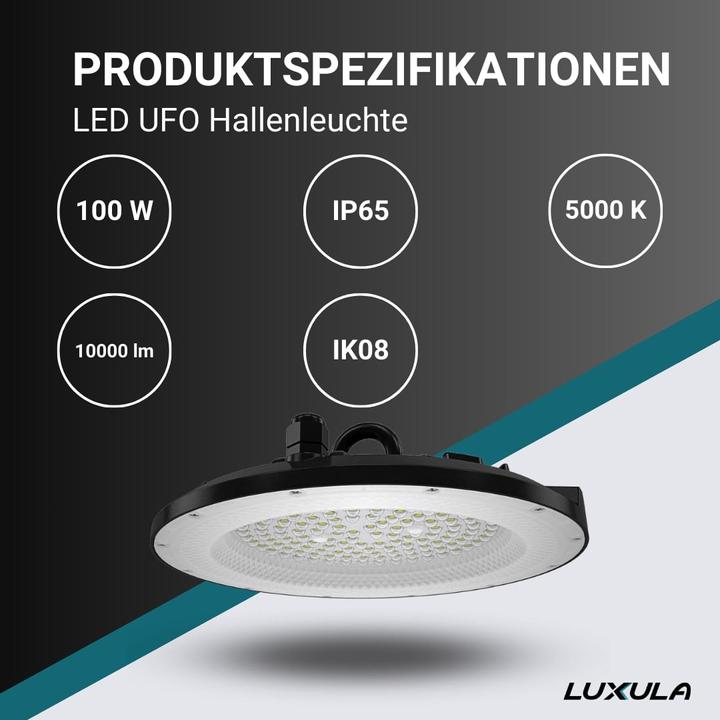 Produktbild Luxula LED-Highbay-Leuchte (10000 lm)