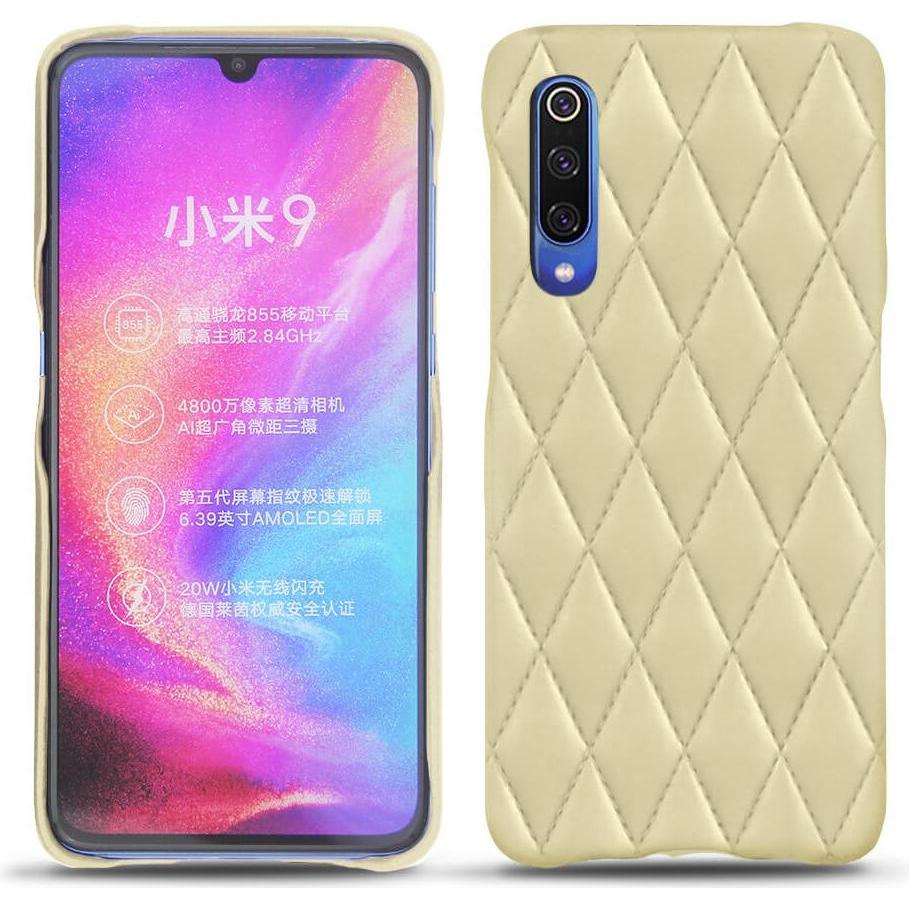 Noreve Lederschutzhülle (Xiaomi Mi 9), Smartphone Hülle, Beige