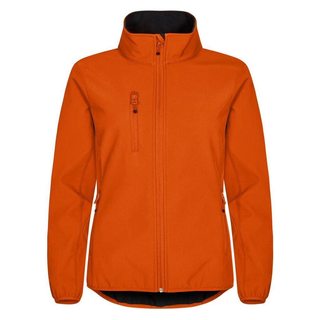 Clique, Damen, Outdoorjacken, Classic Softshell Jacket Women (Xxl), Orange, Xxl