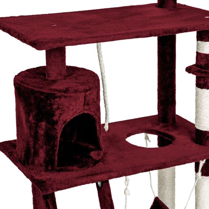 Immagine prodotto tectake Marcel (141 cm, Rosso vino)