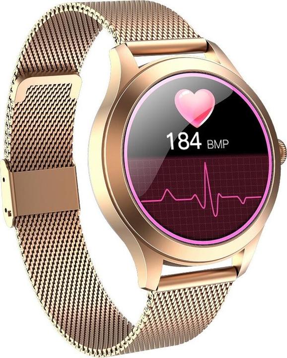 Actual product image Maxcom FW42 GOLD smartwatch / sport watch (1.09") TFT (40 mm)