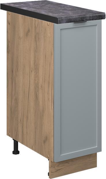 Anthrazit, Blau, Goldkraft Eiche, hellblau-grau