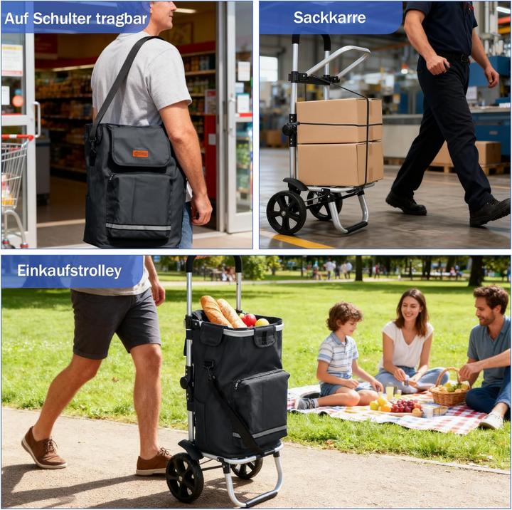 Produktbild Sekey Faltbarer Einkaufstrolley