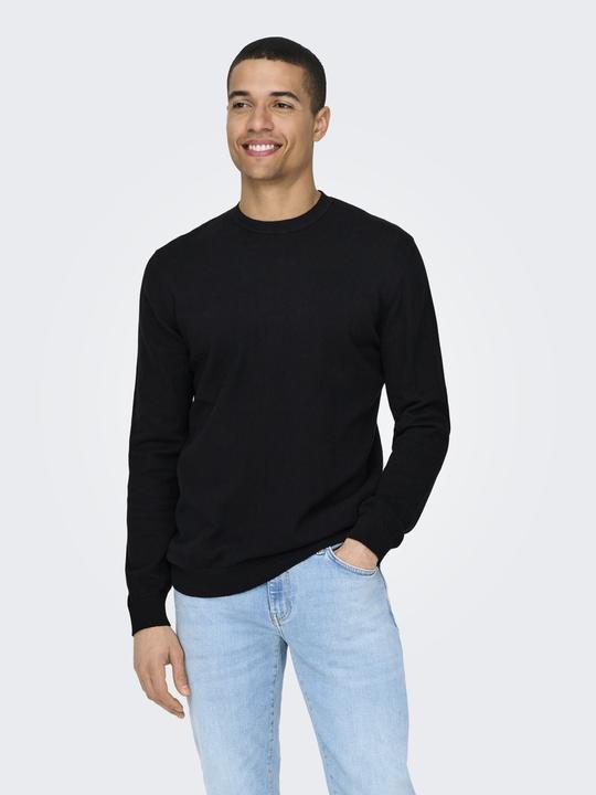 Produktbild Only & Sons Normal geschnitten Rundhalsausschnitt Pullover Strickpullover (L)