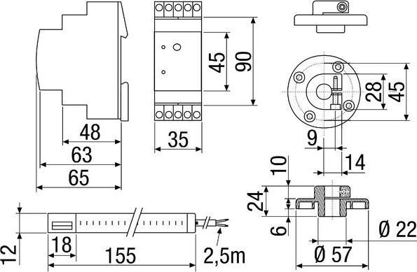 Actual product image Maico MAI LW 9 Air Flow Monitor