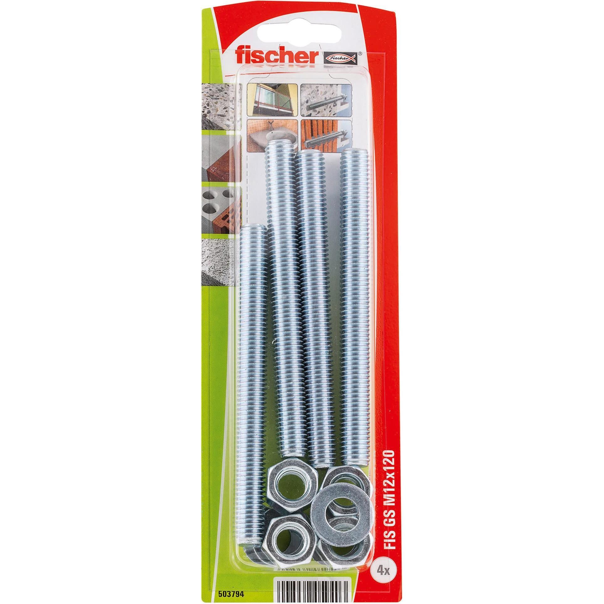 Fischer, Dübel, SB Gewindestangen (4 Stk.)