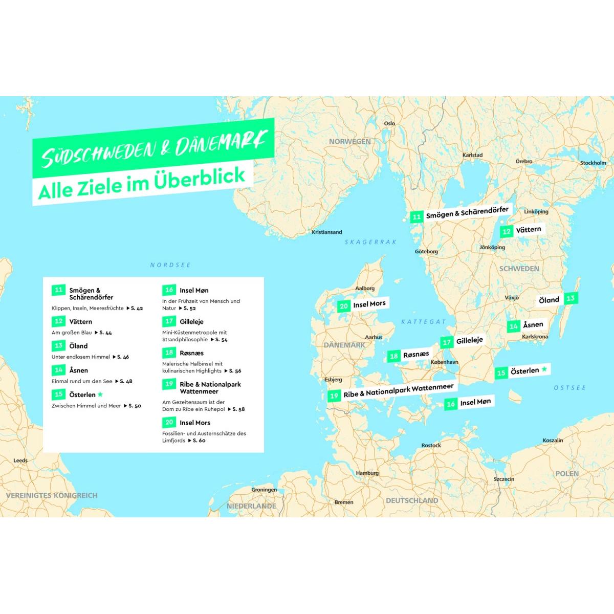 Thumbnail - Ab ans Wasser! 100 traumhafte Campingziele an Flüssen, Seen & Meer in Europa, Ratgeber von Carsten Paulun, Katharina Kör...