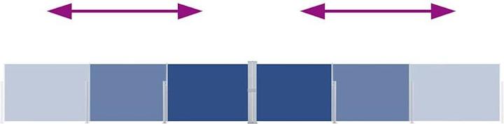 Produktbild vidaXL Seitenmarkise (12 m)