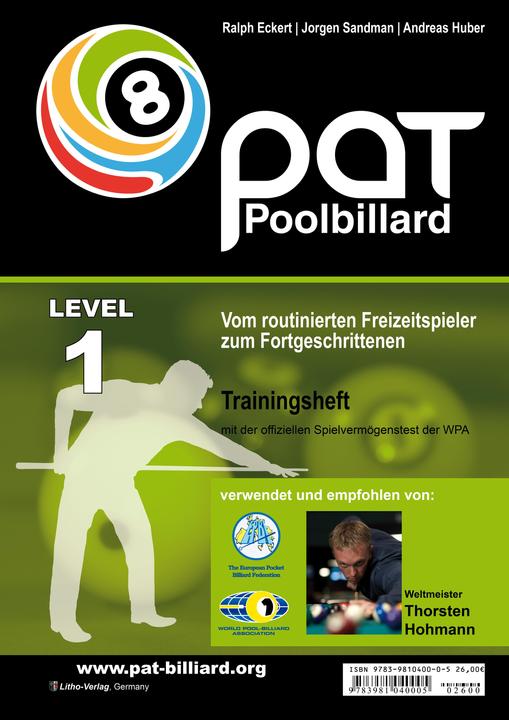 Produktbild Pool Billard Trainingsheft PAT 1