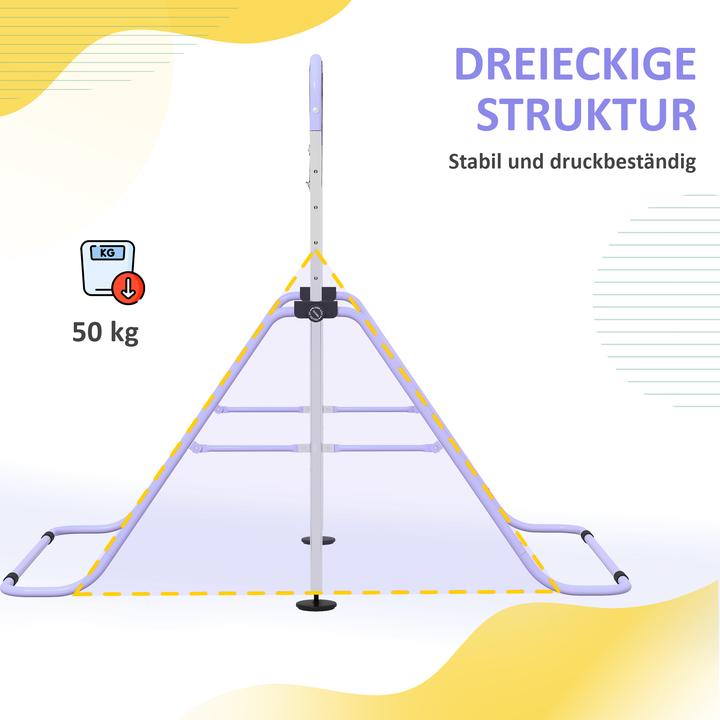 Produktbild Homcom Kinderturnstange Stahl Violett