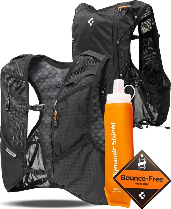 Spigen Dynamic Shield Running Vest (L-XL), active black (L, XL)