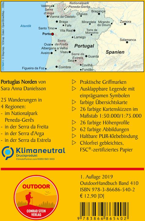 Produktbild Portugals Norden (Deutsch, Sara Danielsson, 2019)
