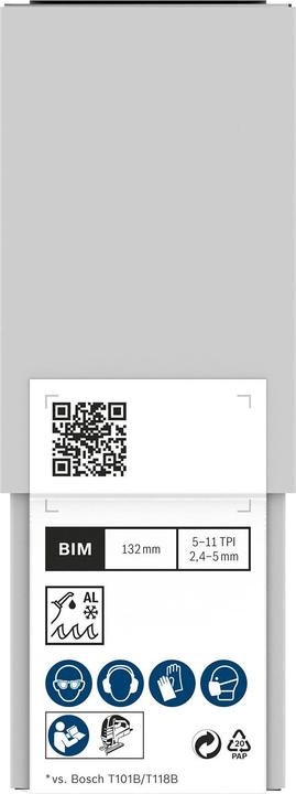 Produktbild Bosch Professional Zubehör PRO Multi Material thick and thin T345XF Stichsägeblatt, 132 mm, 100-tlg.