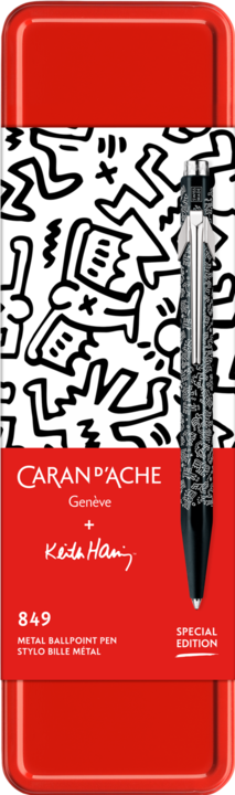 Produktbild Caran d'Ache 849 Keith Haring Sonderedition (Schwarz, Weiss, 1 x)