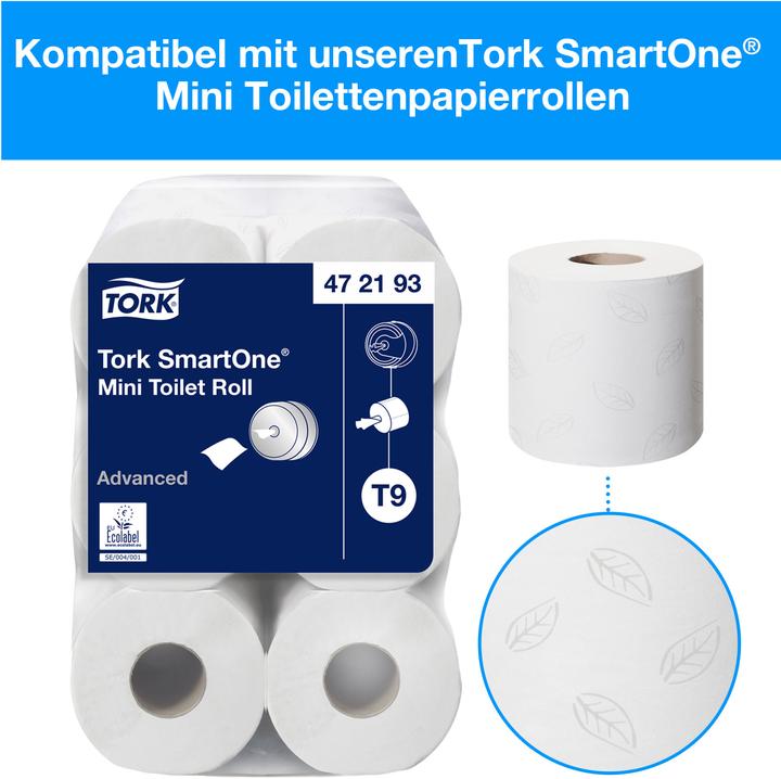 Produktbild Tork SmartOne Twin T9 Dispenser White (1 Stk.)