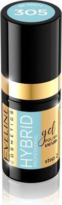 Actual product image Eveline Hybrid Professional Gel Polish 305 Be Minty 5Ml (UV gel varnish)