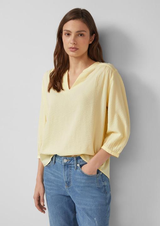 Immagine prodotto s.Oliver Bluse aus Seersucker mit Raffungen (40)