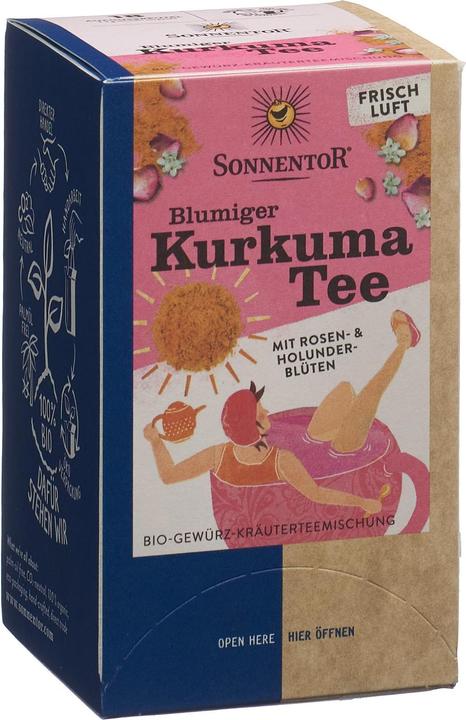 Actual product image Sonnentor blumiger Kurkuma Tee (36 g)