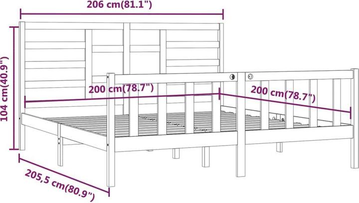 Produktbild vidaXL Kaleigh (200 x 200 cm)