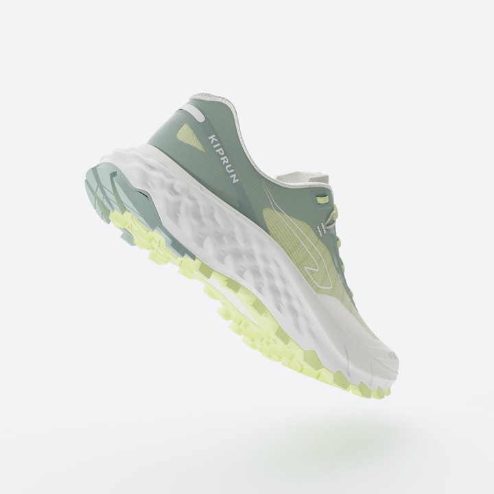 Image du produit Kiprun Chaussures de Trail Running pour femme, MT Cushion 2 Vert Jaune (38)