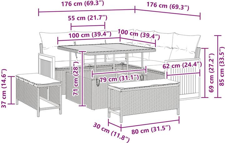 Actual product image vidaXL Harmoni