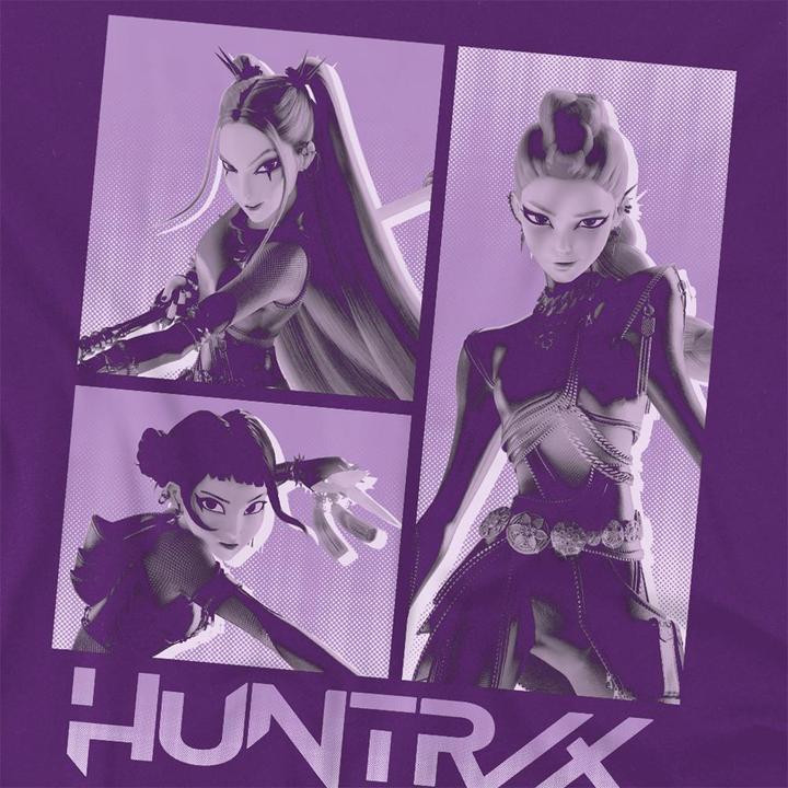 Image du produit K-Pop Demon Hunters - T-shirt motif Huntr/X style Groupe - Adulte (3XL)