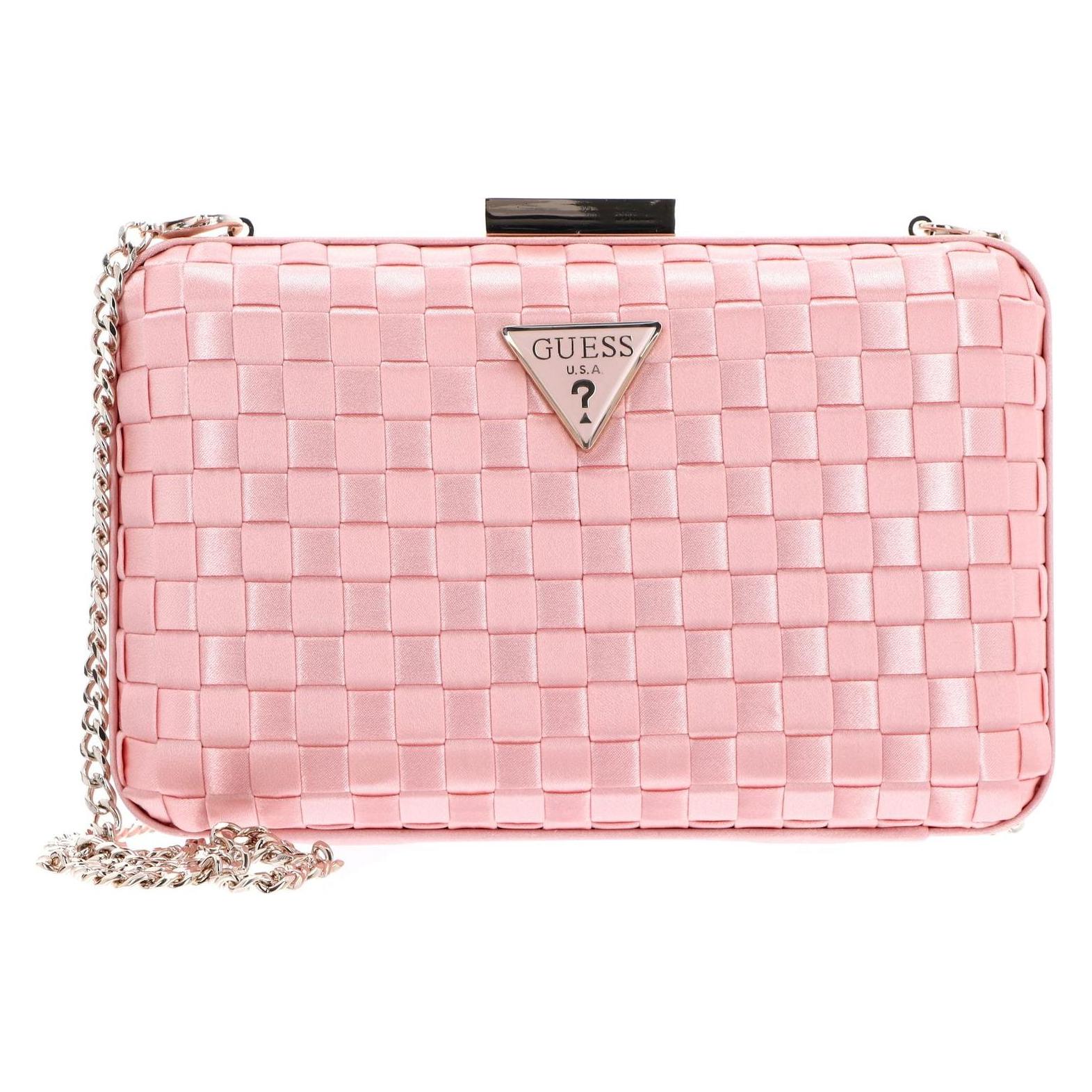 Guess, Damen, Handtasche, Twiller Minaudiere Bag, Rosa