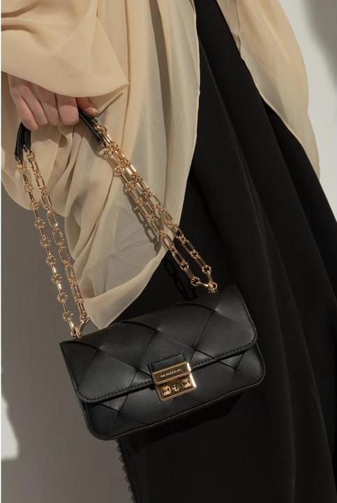 Actual product image Michael Kors Quilted Chain Shoulder Bag