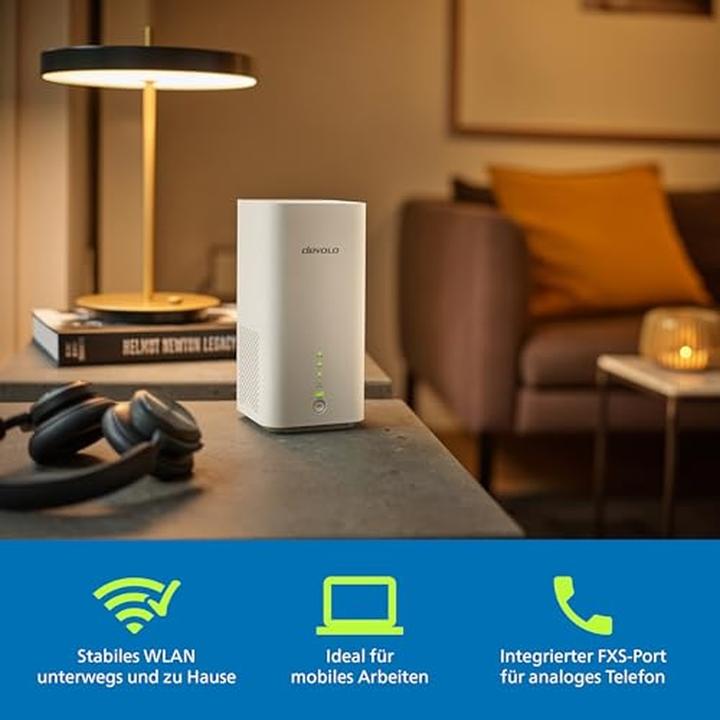 Actual product image Devolo WiFi 6 Router 3600 5G LTE