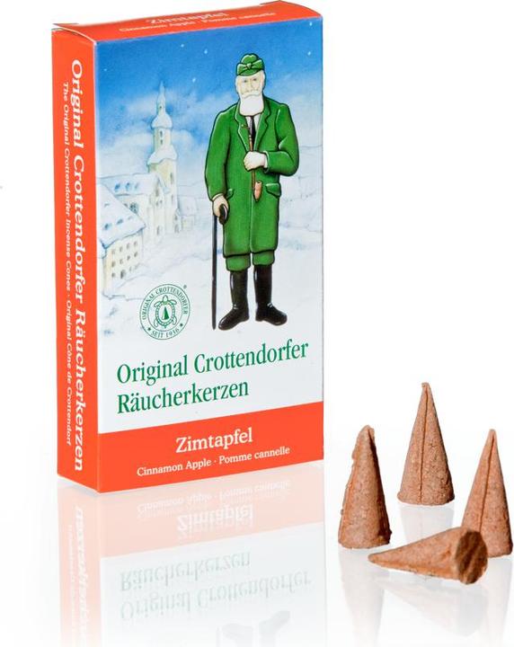Crottendorfer 1013 - Coni d'incenso mela cannella M, 24 pezzi
