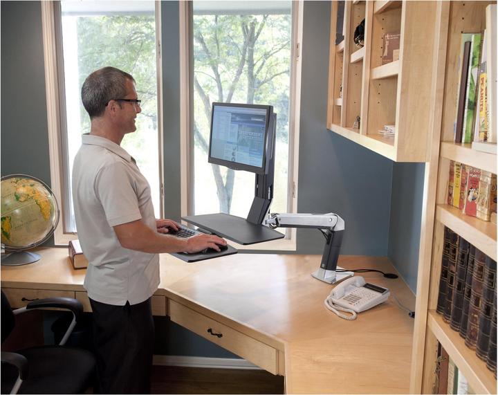 Produktbild Ergotron WORKFIT-A II, LD, 5" (Tisch, 27", 9.10 kg)