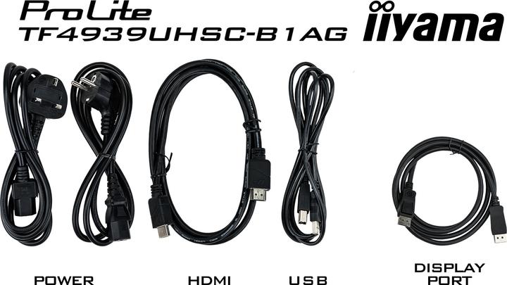 Image du produit iiyama ProLite TF4939UHSC-B1AG (3840 x 2160 pixels, 49")