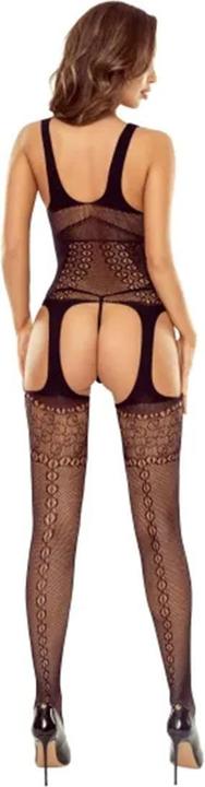 Actual product image Passion Bodystocking-Ouvert in schwarz (L, S)