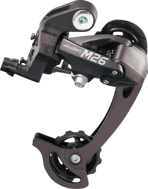Micro Shift Microshift Sport und Outdoor Rd-m26l Fahrradschaltung 8/9 Gang, Schwarz, velocidades (8-fach)