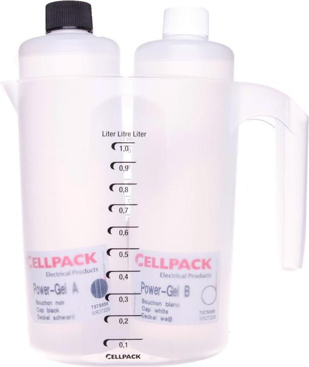 Actual product image CellPack elastic power gel 1000ml transparent 335121