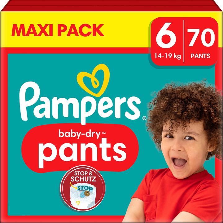 Image du produit Pampers Baby-Dry Pants (Taille 6, Pack semi-mensuel, 70 pièce(s))