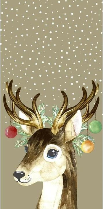 Actual product image Paper + Design Handkerchiefs Deer Baubles