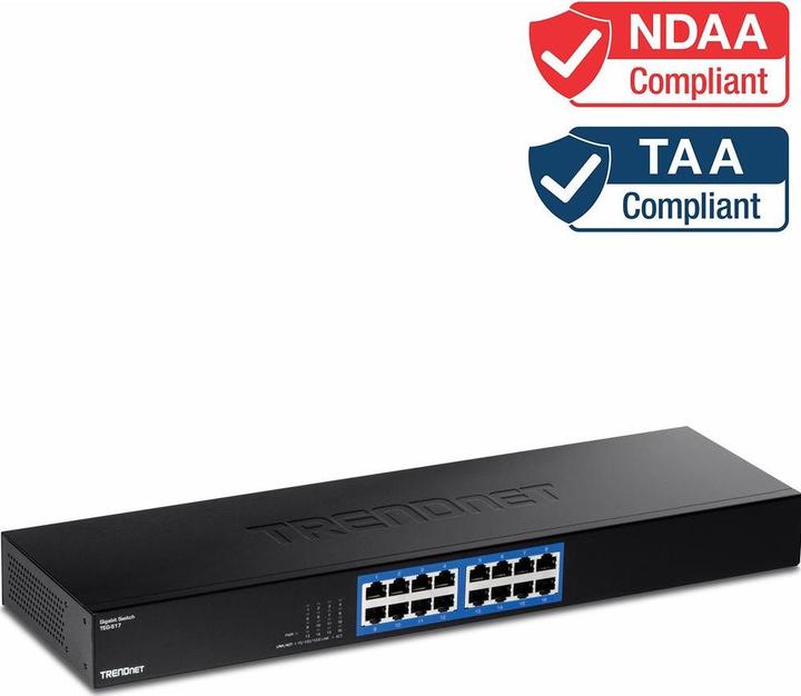 Productafbeelding Trendnet Ethernet schakelaar Gigabit (16 ports)