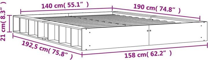 Actual product image vidaXL Vanora (140 x 190 cm)