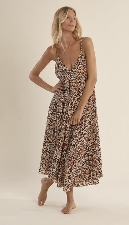 Image du produit Molly Bracken Langes Kleid mit Trägern (M)