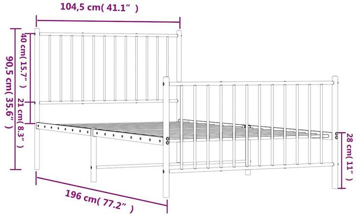 Immagine prodotto vidaXL Ruddie (100 x 190 cm)