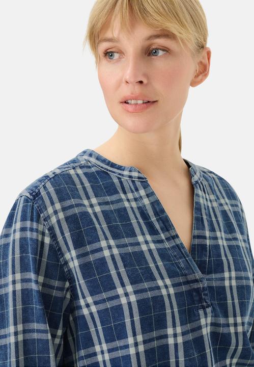 Immagine prodotto Camel Active Karierte Schlupfbluse aus reiner Baumwolle (M)