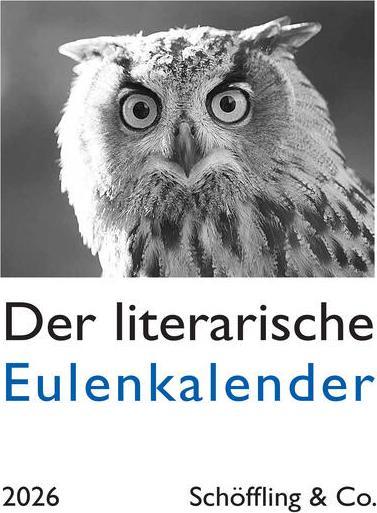 Produktbild Der literarische Eulenkalender 2026 (24 x 32 cm)