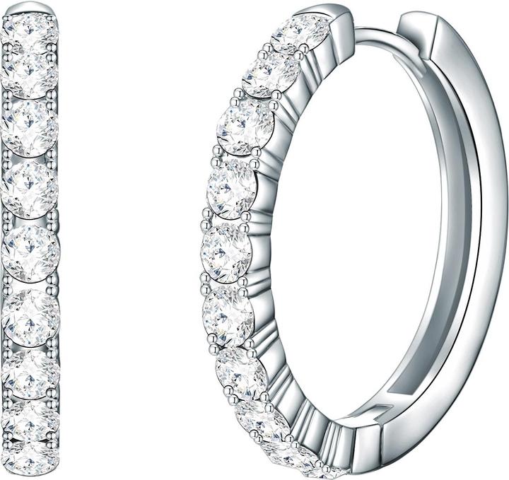 Image du produit Lulu & Jane Femmes laiton orné de cristaux Swarovski® argent - 29091 (Laiton)