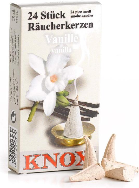 Knox Räucherkerzen - Vanille 24 Stk., Kegel