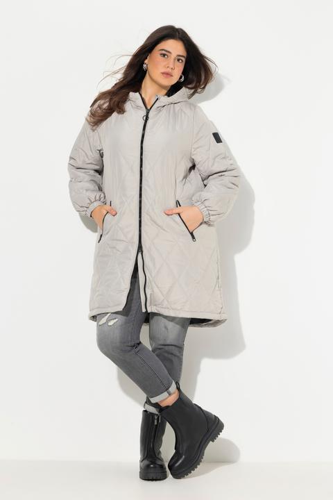 Actual product image Ulla Popken Lightly Quilted Water Repellent Coat