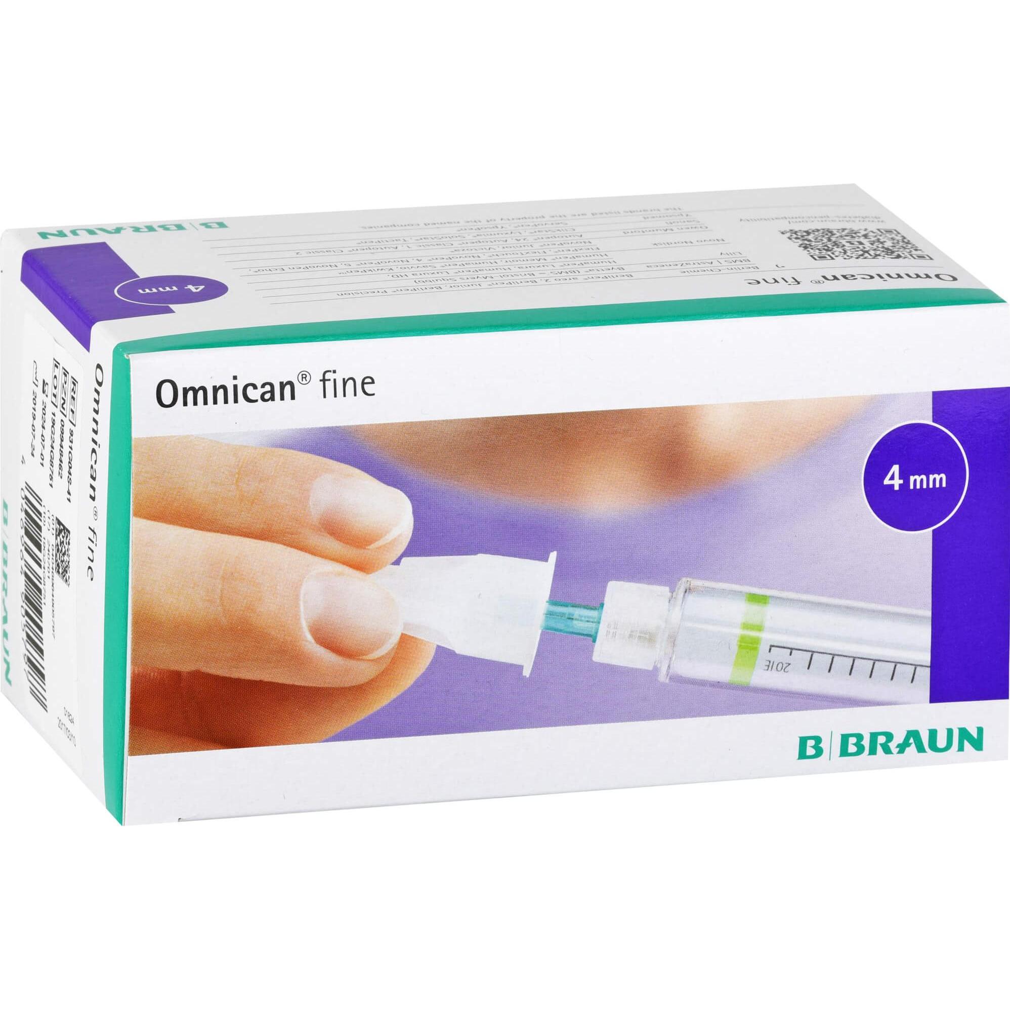 B.Braun, Praxisbedarf, OMNICAN FINE PK 31G 0.25X4