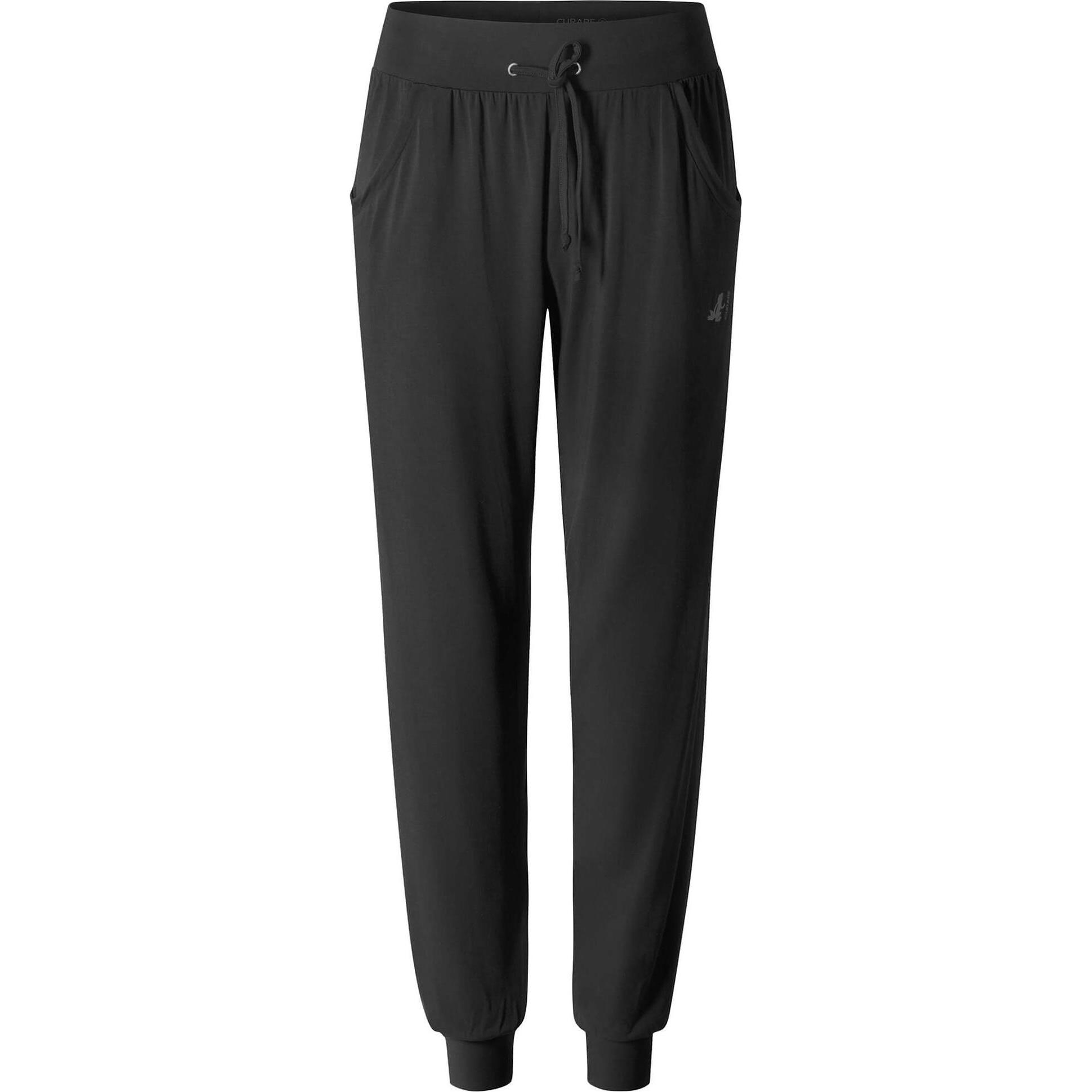 Curare, Herren, Sporthose, Yoga Long Pants Relaxed Man (L), Schwarz, L