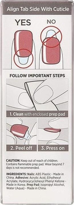 Immagine prodotto KISS Kit unghie colorate ImPress (Unghie artificiali, Rosa platonico)