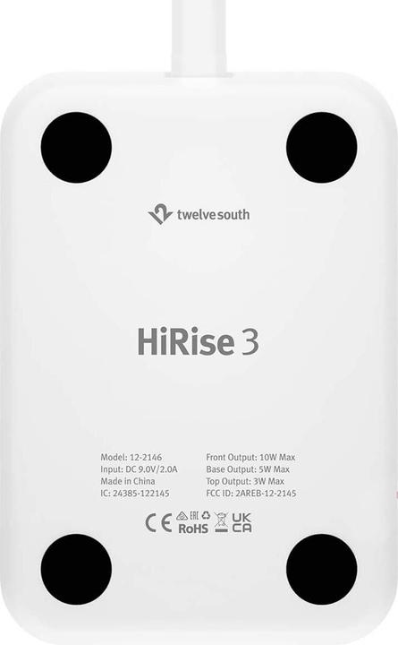 Immagine prodotto TwelveSouth HiRise 3 Bianco (10 W)